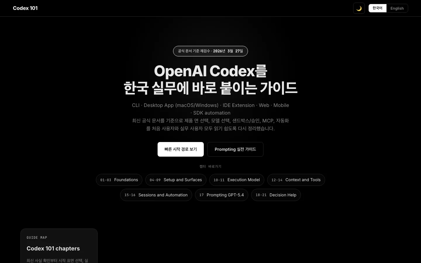 Codex 101